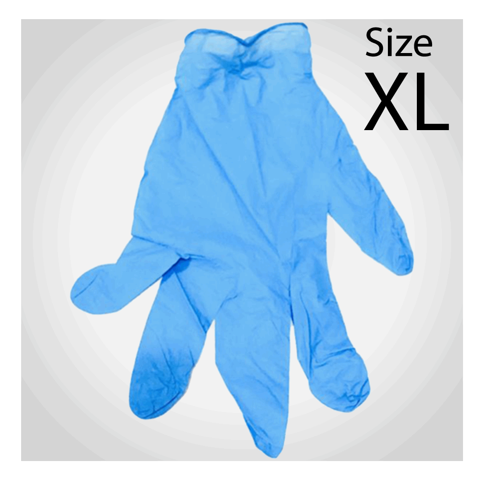 تك اوي/ جوانتي طبي ازرق XL